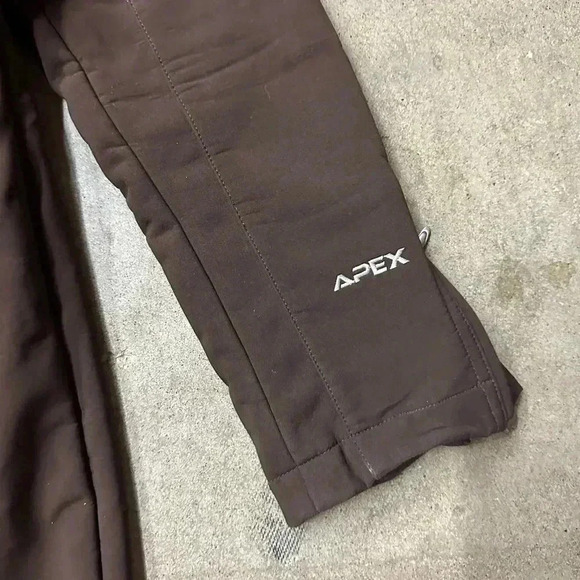 The North Face Mocha Apex Long Jacket  W/Belt Small - Picture 6 of 6